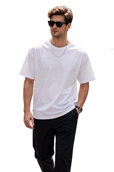 Premium Blank T-Shirt — 100% Cotton