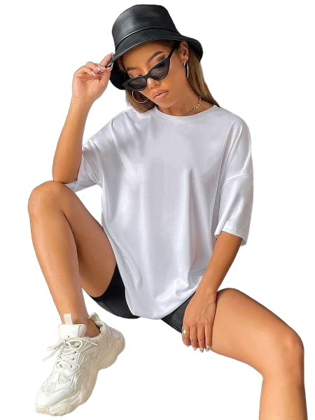 Premium Blank T-Shirt — 100% Cotton | Women