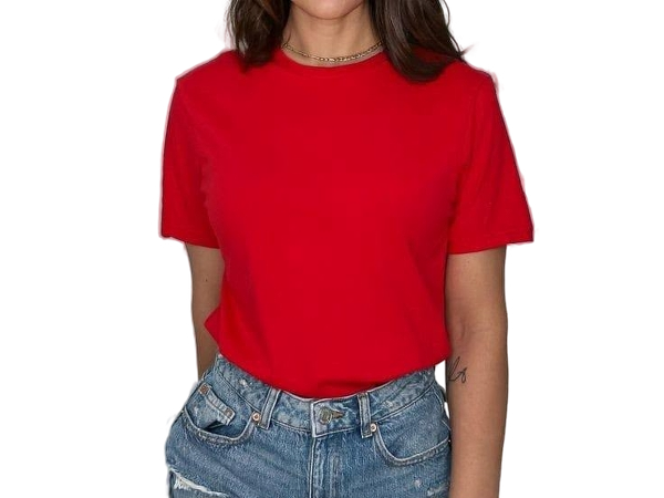 Premium Blank T-Shirt — 100% Cotton | Women