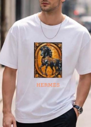 Ornate Horse Graphic T-Shirt
